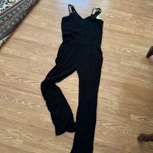 L*space by Monica Wise Black romper/ jumpsuit/ coverup. L. NWT